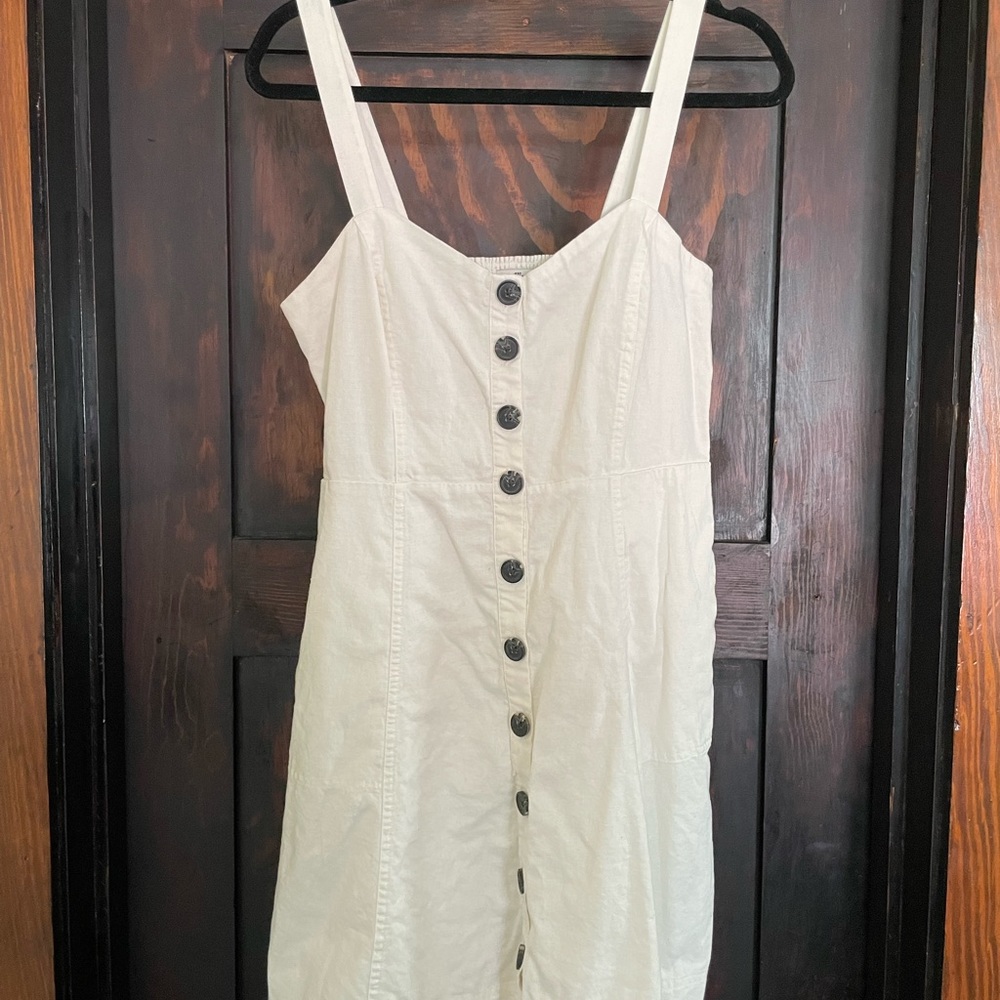 White Madewell Button Dress